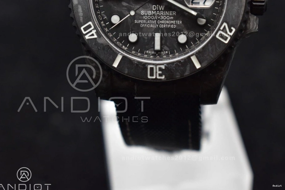 DLC DIW DLC Dial VS3135 Black VSF 1:1 Submariner Blue Best on Bracelet Edition Sandblasted 0226